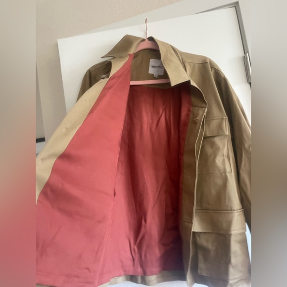 Khaki Cargo Coat - Picture 5 of 8